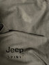 JEEP SPIRIT吉普短袖T恤男纯棉夏季青年男士体恤衫纯色半袖圆领宽松休闲上衣 灰色+黑色 XL 120斤-135斤 实拍图