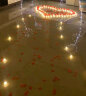 企米 求婚布置室内LED电子蜡烛灯 520情人节装饰表白室内房间生日装饰 浪漫爱心之路100只电子蜡烛 晒单实拍图