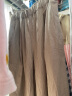 无印良品（MUJI） 女式 麻 宽版裤裤子女款夏季款长裤休闲裤阔腿裤 BE1SKC4S 淡黄色 M(160/66A) 晒单实拍图