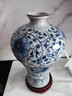 loyo景德镇陶瓷青花瓷花瓶摆件仿古中式家居客厅插花器桌面玄关工艺品 仿古青花缠枝莲裂纹梅瓶-小号 实拍图