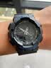 Mtin树脂表带表壳适配卡西欧G-SHOCK手表带GA110 140 GD120GLS GAX100 哑光黑色蓝字 16mm 实拍图
