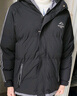 回力棉服男冬季加厚保暖连帽外套男潮流宽松棉衣防寒男装黑色M 实拍图