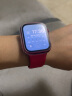 Apple/苹果 Watch Series 8 智能手表GPS+蜂窝款45毫米红色铝金属表壳红色运动型表带 S8 MNKC3CH/A 实拍图
