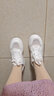 回力女鞋小白鞋女冬季加绒板鞋女士百搭白色休闲鞋学生运动厚底鞋子女 纯白【厚底5CM】加绒款 37 实拍图