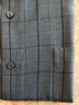 恒源祥免烫长袖衬衣男士中年休闲方格子男式修身磨毛衬衫秋季款 长袖H4532-1蓝底红条格 40 实拍图