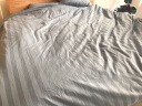 LOVO罗莱生活旗下品牌四件套60支贡缎床单被套高支高密全棉床 吉尔吉特(畅享版)橘红色 1.2米床(被套150x215cm) 实拍图