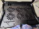 拉拓苹果笔记本专用电脑散热器macbook电脑散热底座涡轮静音风扇制冷降温神器pro外置air散热板拉拓 黑色顶配版【六核风扇+电源适配器】极速降温 实拍图