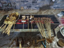 游牧御品 烧烤食材套餐4-6人份约220份 8种烤肉 牛羊肉串鸡翅五花鱿鱼牛肚 实拍图