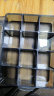 得力（deli）多功能零件盒收纳盒乐高黑色透明小格子12大格 DL432305 实拍图