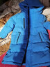 雪中飞【蓄热】童装儿童羽绒服男童女童纯色中大童拼接羽绒服浅蓝110cm 实拍图