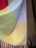 上海故事围巾 女秋冬季办公室空调房夏季仿斗篷披肩两用时尚洋气披风薄款 6# 姜黄格 实拍图