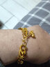 BJYL古巴手链男士霸气粗链仿沙金手链女士情侣款手环古法礼物送长辈 实拍图