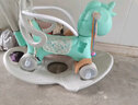 幼贝臣摇摇马木马儿童玩具男女孩婴儿0-1-3岁宝宝早教生日礼物 天马薄荷绿【全套礼盒装】 实拍图
