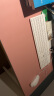 惠普（HP）MP231鼠标垫超大号 PU皮革防水办公电竞游戏桌垫 台式机笔记本电脑可用 【800×400×2mm】桃桃奶盖中号 实拍图