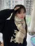 牧尔西纯羊毛围巾女生轻奢冬季围脖保暖披肩礼盒妈妈生日中秋礼物 实拍图