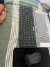 罗技（Logitech） K580 无线蓝牙键盘 超薄键盘 安静办公学生手机支架键鼠套装平板电脑办公键鼠套装 毕业高考礼物 K580 星空灰+M650L黑(中大手套装) 实拍图