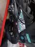 美洲狮（COUGAR）轮滑鞋成人 溜冰鞋平花休闲可调男女专业直排全肉实心轮 MZS509C 黑色单鞋 （全肉轮升级款） 40 码 实拍图