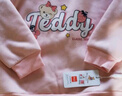 Classic Teddy精典泰迪童装儿童加绒卫衣男女童加厚保暖上衣百搭冬装 浅粉 120  实拍图