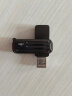 爱国者（aigo）128GB USB3.2 Gen1高速U盘 W338 读速220MB/s高速传输 探寻旅行优盘  行者灰 实拍图