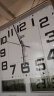 康巴丝（Compas）挂钟客厅 万年历温湿度时钟 简约石英钟表挂墙C2983 闪金 37cm 实拍图