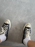 匡威（Converse）1970s三星标男鞋女鞋经典低帮情侣帆布鞋运动休闲板鞋学生鞋 162058C 经典低帮黑 42.5 /9 实拍图
