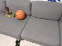 法兰格慕加厚防尘防滑弹力全包沙发套罩沙发笠四季通用简约坐垫套盖布 浅灰(加厚可机洗不掉色)  加大单人（宽65-95长65-95） 实拍图