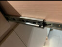 DTC抽屉阻尼滑轨缓冲三节轨道橱柜滑道双弹簧导轨全拉出侧装滑道 银色 18寸 450mm 实拍图