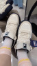 FILA 斐乐官方女鞋ROSETTA摩登板鞋斑斓鞋运动鞋休闲鞋 奶白/杏仁奶白-GA 37.5 实拍图
