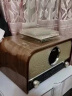 山水（SANSUI） MCB800无线蓝牙音箱大音量环绕家用台面收音机CD机播放器木质小音响低音炮 胡桃木 实拍图