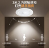 梵耀 嵌入式雷达感应筒灯 led智能楼道天花灯 18w-开孔14-17cm 实拍图