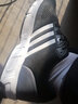 阿迪达斯 （adidas）男鞋跑步鞋 2025秋季新款运动鞋低帮缓震耐磨透气休闲鞋子男 经典黑白/网面透气/热销款/建议拍大半码 44.5 实拍图