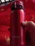 象印(ZO JIRUSHI) 不锈钢保温杯 日本SM-SE36-RZ 石榴红360ml 实拍图