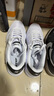 特步板鞋男鞋子男皮面秋季运动鞋舒适透气轻质休闲鞋男耐磨小白鞋男 白黑 45 实拍图
