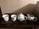 末都景德镇手绘青花瓷功夫茶杯 小茶杯陶瓷品茗杯茶具普洱茶盏主人杯 荷花款【130ML】 实拍图