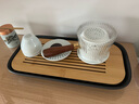 南山先生 茶具套装办公便携快客杯玻璃耐热防烫日式功夫茶具东篱侧把壶旅行茶具 东篱快客杯玻璃壶_影青+九歌茶盘 实拍图