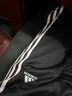 阿迪达斯 （adidas）长裤男秋季宽松透气直筒裤跑步运动防风休闲裤 黑白（经典款） XS 实拍图