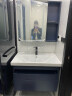 箭牌（ARROW） 浴室柜智能镜柜 洗漱台洗脸盆组合套餐 现代简约LED灯镜柜大收纳 100CM智能镜柜（含龙头下水） 实拍图