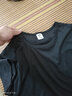 汐嘻短袖t恤男春夏中青年潮流体恤半袖纯色透气百搭打底衫男汗衫衣服 深灰色+黑色【两件装】 L-建议100-110斤左右 实拍图