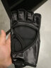蒙拓嘉 拳击手套成人儿童散打泰拳手套搏击击打沙包沙袋训练半指拳 黑色成人款 实拍图
