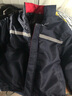 左斯客冬季工作服棉衣男不可拆卸加厚内胆棉服劳保服防寒服车间工程服 藏蓝 短款棉服  带反光条 190   195斤左右 实拍图