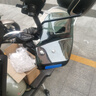 闽超电动车把手挡风板加长款通用挡雨防护具改装配件摩托车手把护手罩 加长把手挡风板可调支架+反光蓝 实拍图