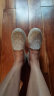 斯凯奇（Skechers）女士一脚蹬运动休闲鞋8730068 灰褐色/TPE 37  晒单实拍图