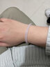 中国黄金（CHINA GOLD）次日达白月光手镯荔枝冻玉镯子年轻款生日礼物送女友老婆周年礼物 （细镯）6mm白月光手镯【56圈口】 实拍图