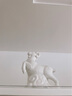 fw 陶瓷12十二生肖鼠牛虎兔龙蛇马羊猴鸡狗猪招财瓷器桌面摆件家居装饰品白瓷乔迁开业礼品摆设工艺品 纯白羊 实拍图
