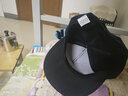慕瑾繁饰2022新款鹿晗同款遮阳平檐帽 LH7字母嘻哈帽街舞帽情侣帽子 黑色 实拍图