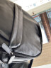 卡帝乐鳄鱼（CARTELO）双肩包男士背包电脑包休闲时尚大容量旅行学生书包皮质潮2021新款 黑色舒腊纹皮质+双主袋+USB接口 实拍图
