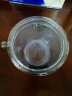 九土 简约透明玻璃早餐杯牛奶杯可加热带把酸奶燕麦杯带盖大容量水杯 早餐杯-高雅灰 实拍图
