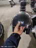 坦克（Tanked Racing）T536摩托车头盔大半盔3C男女士四季防晒电动车安全帽 亚黑 XL  实拍图