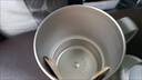 马克杯带盖茶水分离304不锈钢内胆办公室咖啡杯高颜值饮用水杯 白色 510ml 实拍图