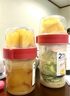 乐扣乐扣保鲜盒塑料双层便携分隔学生水果盒小饭盒零食盒分装盒酸奶沙拉杯 【单件】310+560ml 实拍图